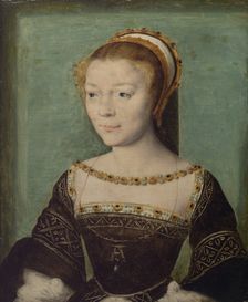 Anne de Pisseleu (1508-1576), Duchesse d'Etampes, ca. 1535-40. Creator: Corneille de Lyon