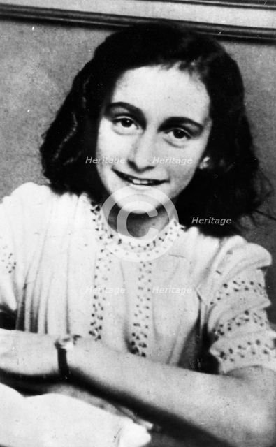 Anne Frank (1929-1945). Creator: Unknown.