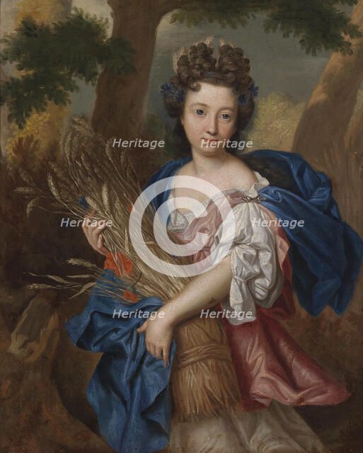 Anne-Geneviève de Bourbon-Condé (1619-1679), Duchess of Longueville, as Ceres, Between 1675 and 1700 Creator: Mignard, Pierre (1612-1695).