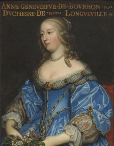 Anne-Geneviève de Bourbon-Condé (1619-1679), Duchess of Longueville, Mid of 17th cen.. Creator: Beaubrun, Charles (1604-1692)