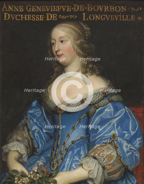 Anne-Geneviève de Bourbon-Condé (1619-1679), Duchess of Longueville, Mid of 17th cen.. Creator: Beaubrun, Charles (1604-1692).