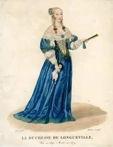 Anne Genevieve of Bourbon-Conde, Duchess of Longueville, Anne de Bretagne (early 19th century). Creator: Georges Jacques Gatine