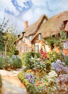 Anne Hathaway's Cottage, Shottery, Warwickshire, 1924-1926.Artist: George F Nicholls