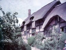 Anne Hathaway's Cottage, Stratford-on-Avon, Warwickshire, c1955. Creator: Arthur Charles Kirby Ware