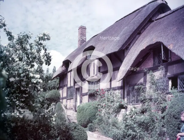 Anne Hathaway's Cottage, Stratford-on-Avon, Warwickshire, c1955.  Creator: Arthur Charles Kirby Ware.