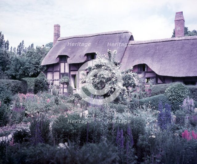 Anne Hathaway's Cottage, Stratford-on-Avon, Warwickshire, c1955.  Creator: Arthur Charles Kirby Ware.