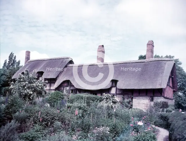 Anne Hathaway's Cottage, Stratford-on-Avon, Warwickshire, c1955.  Creator: Arthur Charles Kirby Ware.