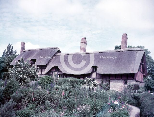 Anne Hathaway's Cottage, Stratford-on-Avon, Warwickshire, c1955.  Creator: Arthur Charles Kirby Ware.