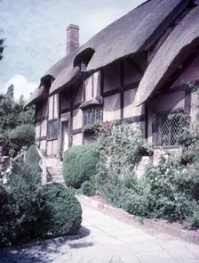 Anne Hathaway's Cottage, Stratford-on-Avon, Warwickshire, c1955. Creator: Arthur Charles Kirby Ware