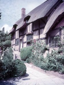 Anne Hathaway's Cottage, Stratford-on-Avon, Warwickshire, c1955. Creator: Arthur Charles Kirby Ware