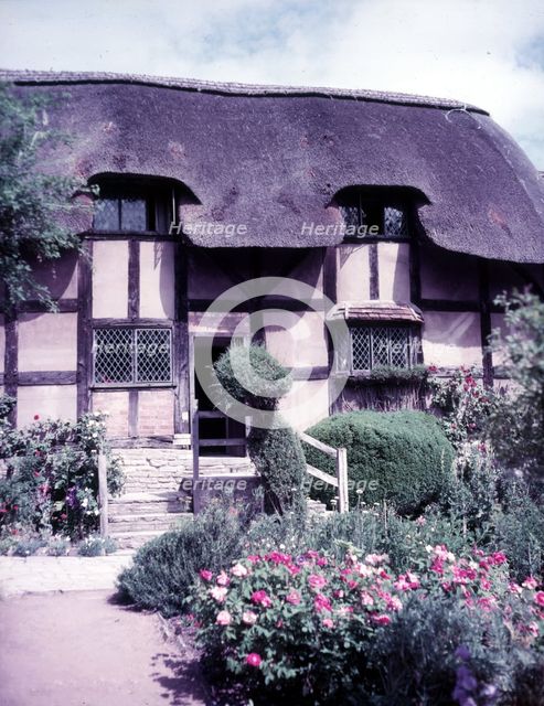 Anne Hathaway's Cottage, Stratford-on-Avon, Warwickshire, c1955.  Creator: Arthur Charles Kirby Ware.