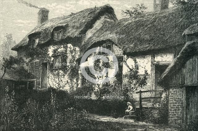 'Anne Hathaway's Cottage', c1870.
