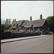 Anne Hathaway's Cottage, Cottage Lane, Shottery, Stratford-upon-Avon, Warwickshire, 1958. Creator: Walter Scott