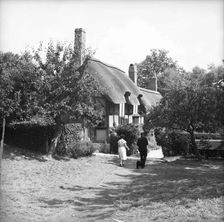Anne Hathaway's Cottage, Shottery, Stratford-upon-Avon, Warwickshire, c1955. Creator: Arthur Charles Kirby Ware