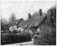 Anne Hathaway's Cottage, Stratford-On-Avon, England, late 19th century.Artist: John L Stoddard
