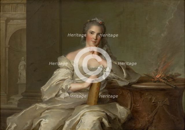 Anne Henriette of France (1727-1752) - The Fire, 1751. Creator: Nattier, Jean-Marc (1685-1766).