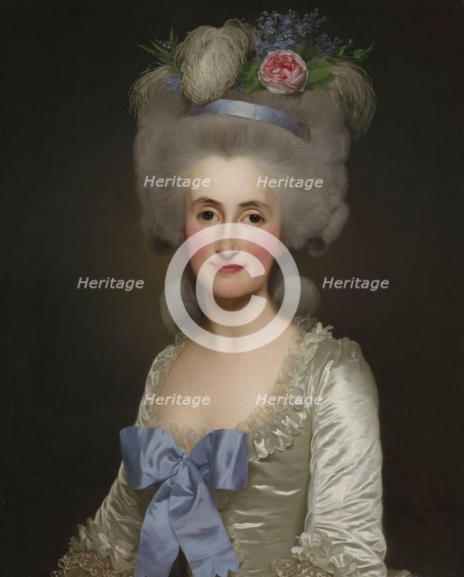 Anne Jacqueline Sophie de Malartie, 1781. Creator: Alexander Roslin.