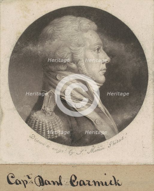 Anne-Louis de Tousard, 1798-1801. Creator: Charles Balthazar Julien Févret de Saint-Mémin.