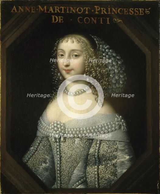 Anne Marie Martinozzi (1637-1672), Princess of Conti, ca 1665. Creator: Beaubrun, Charles (1604-1692).