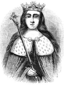 Anne Neville, Queen consort of King Richard III of England 1483-1485.Artist: Anne Neville