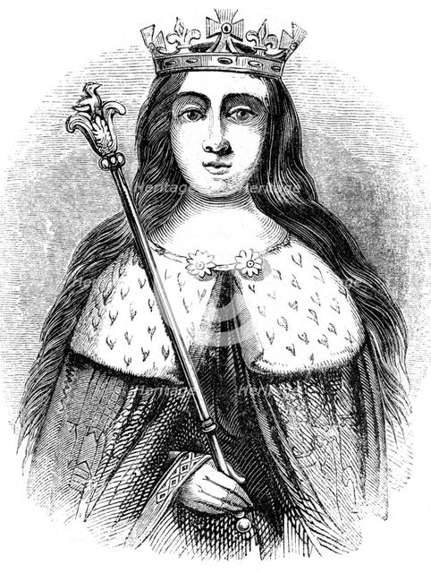 Anne Neville, Queen consort of King Richard III of England 1483-1485.Artist: Anne Neville Artist: Unknown