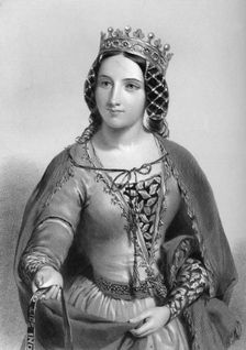 Anne of Warwick (1456-1485), queen consort of King Richard III, 1851