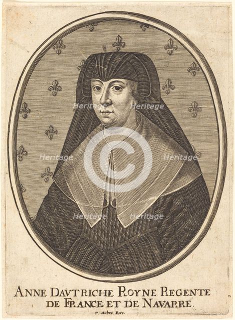 Anne of Austria. Creator: Pierre Aubry.