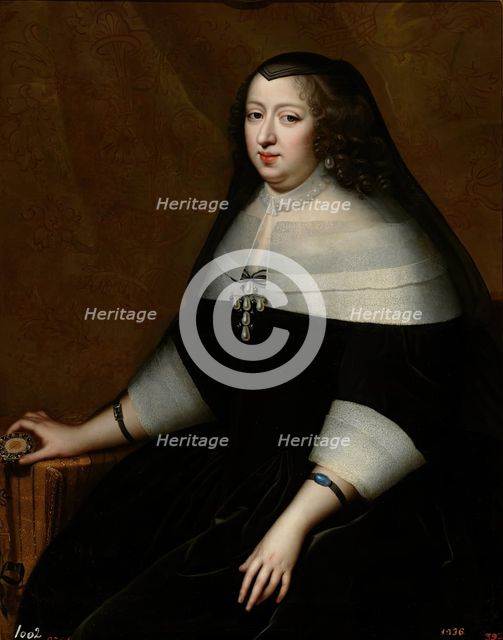 Anne of Austria, Queen of France, 1659. Creators: Charles Beaubrun, Henri Beaubrun.