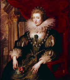 Anne of Austria, Queen Consort of France, 17th century. Creator: Peter Paul Rubens