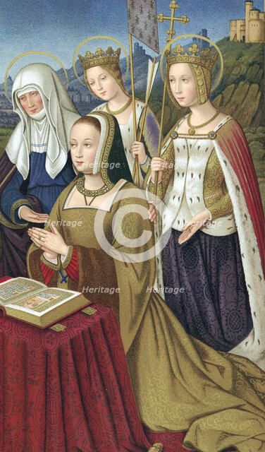 Anne of Brittany (1476-1514), Duchess of Brittany and Queen of France. Artist: Unknown