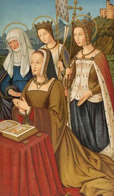 Anne of Brittany, (1477-1514), Duchess of Brittany and Queen consort of France..., 1877. Creator: Unknown