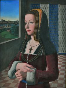 Anne of Brittany (1477-1514), Duchess of Brittany and Queen of France, c1493. Creator: Perréal, Jean (c. 1460-1530)