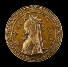 Anne of Brittany, 1477-1514, Wife of Louis XII 1498 [reverse], 1499/1500. Creators: Nicolas Le Clerc, Jean van Saint-Priest