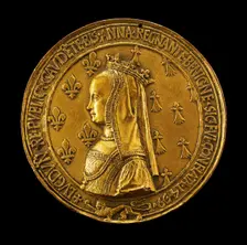 Anne of Brittany, 1477-1514, Wife of Louis XII 1498 [reverse], 1499/1500. Creators: Nicolas Le Clerc, Jean van Saint-Priest
