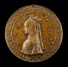 Anne of Brittany, 1477-1514, Wife of Louis XII 1498 [reverse], 1499/1500. Creators: Nicolas Le Clerc, Jean van Saint-Priest