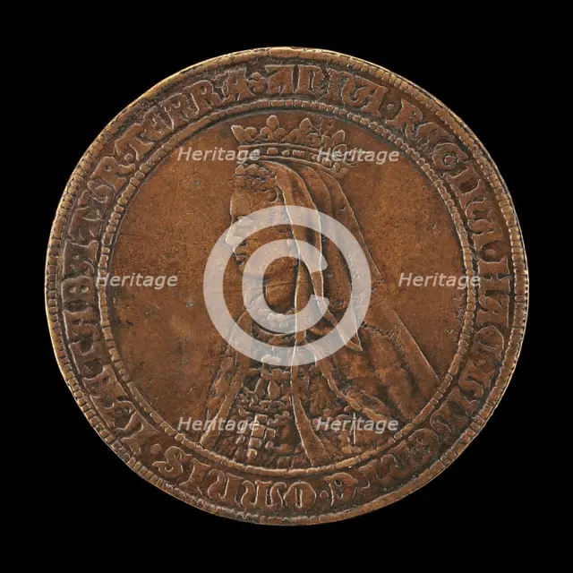 Anne of Brittany, died 1514, Wife of Louis XII 1498 [reverse], 1498/1514. Creator: Unknown.