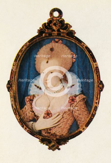 Anne of Denmark, c1610, (1947).  Creator: Unknown.