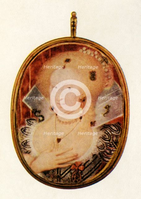Anne of Denmark, c1612, (1947).  Creator: Unknown.