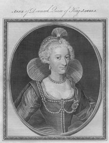 Anne of Denmark, Queen of King James I 1786. Creator: Unknown