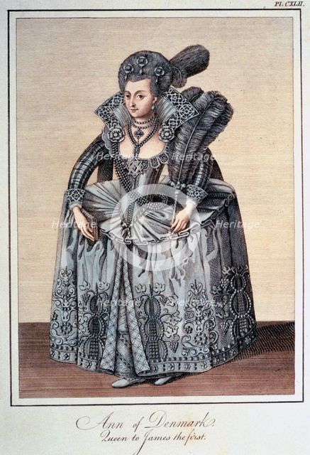 Anne of Denmark, wife of James I of England, (1799). Creator: Unknown.
