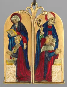 Anne of France and Peter II of Bourbon, c. 1500. Creator: West European Applied Art