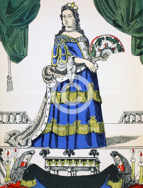 Anne, Queen of Great Britain and Ireland from 1702, (1932). Creator: Rosalind Thornycroft.