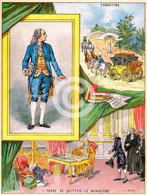 Anne Robert Jacques Turgot, French economist and statesman, 1898. Artist: Gilbert