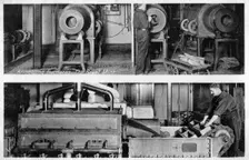 Annealing furnaces, the Royal Mint, Tower Hill, London, early 20th century