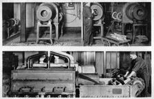Annealing furnaces, the Royal Mint, Tower Hill, London, early 20th century
