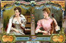 Annette von Essipoff and Marie Soldat, c1900