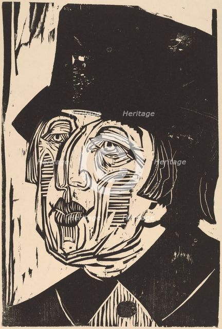 Annette Kolb, 1926. Creator: Ernst Kirchner.