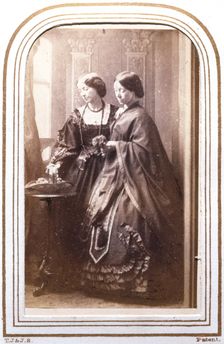 Annie Feray Mutrie and Martha Darley Mutrie, mid 19th century. Creator: Unknown