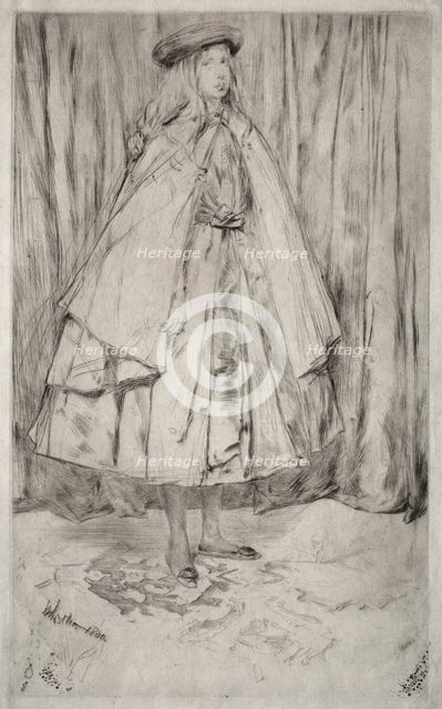 Annie Haden, 1860. Creator: James McNeill Whistler (American, 1834-1903).