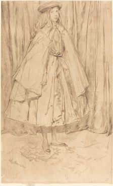 Annie Haden, 1860. Creator: James Abbott McNeill Whistler